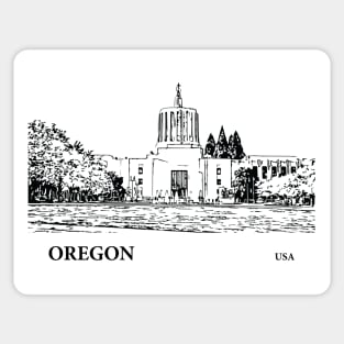 Oregon State USA Sticker